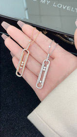 Messika diamond single talc earrings-3664