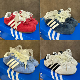 Adidas Trefoil Lace Bowknot Dexun Dance Shoes-4189